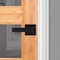 Kwikset Kwikset Singapore Matte Black Privacy Lever Right or Left Handed 97300-942 - alternate 2
